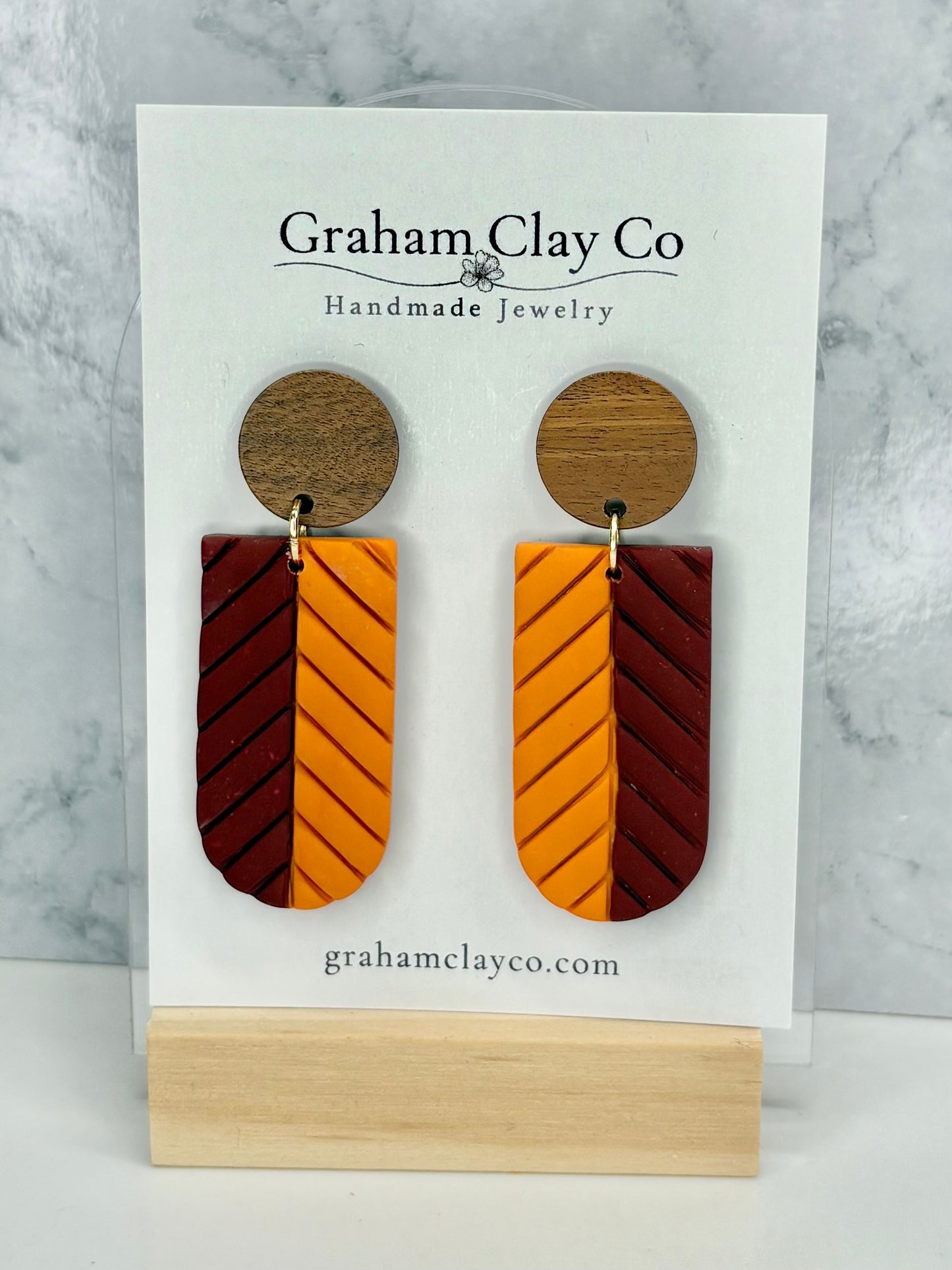 Woven Chevron Drops-Customize