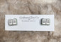 Reading Book Stud Earrings
