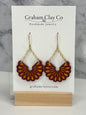Fan Petal Dangle Earrings-Customize