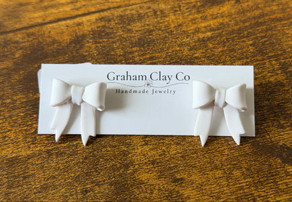 Ribbon Bow Studs