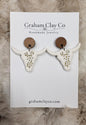 Wildflower Ranch Longhorn Dangle Earrings