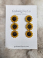 Sunflower Fields Dangle Earrings