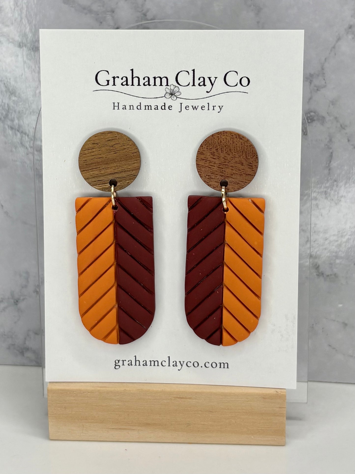 Woven Chevron Drops-Customize
