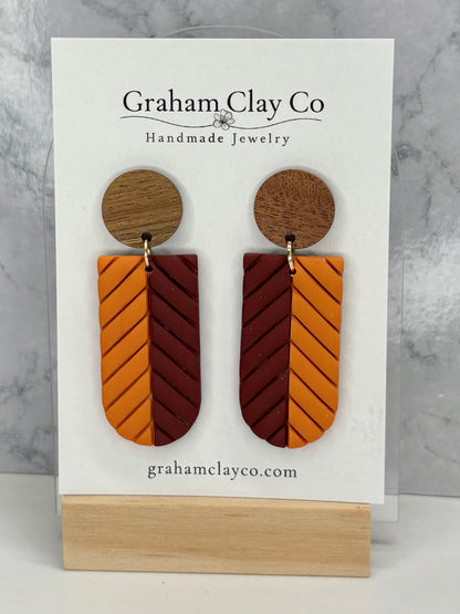 Woven Chevron Drops-Customize