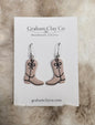 Boots and Bows Dangle Earrings