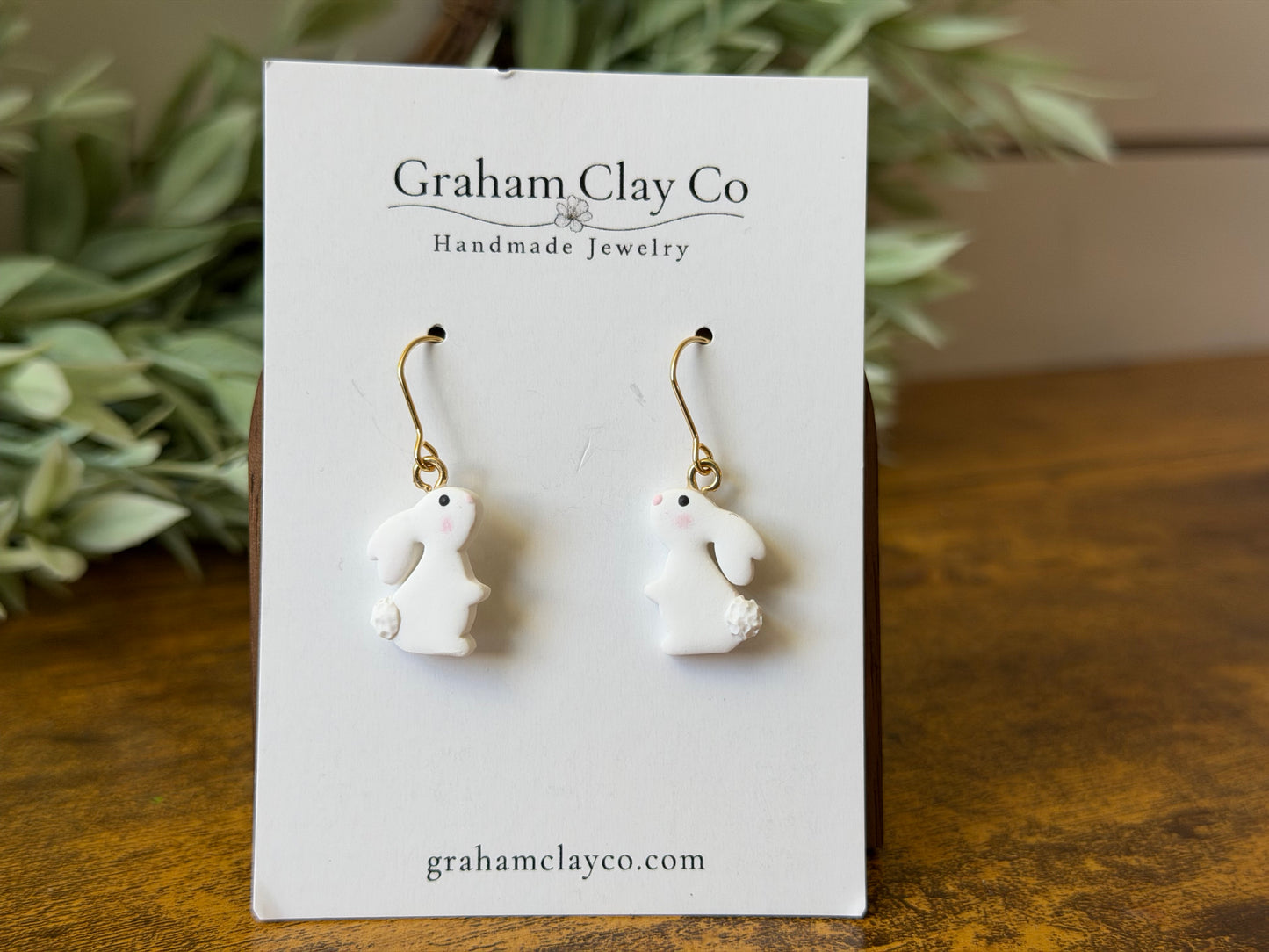 Small Bunny Dangle Earrings