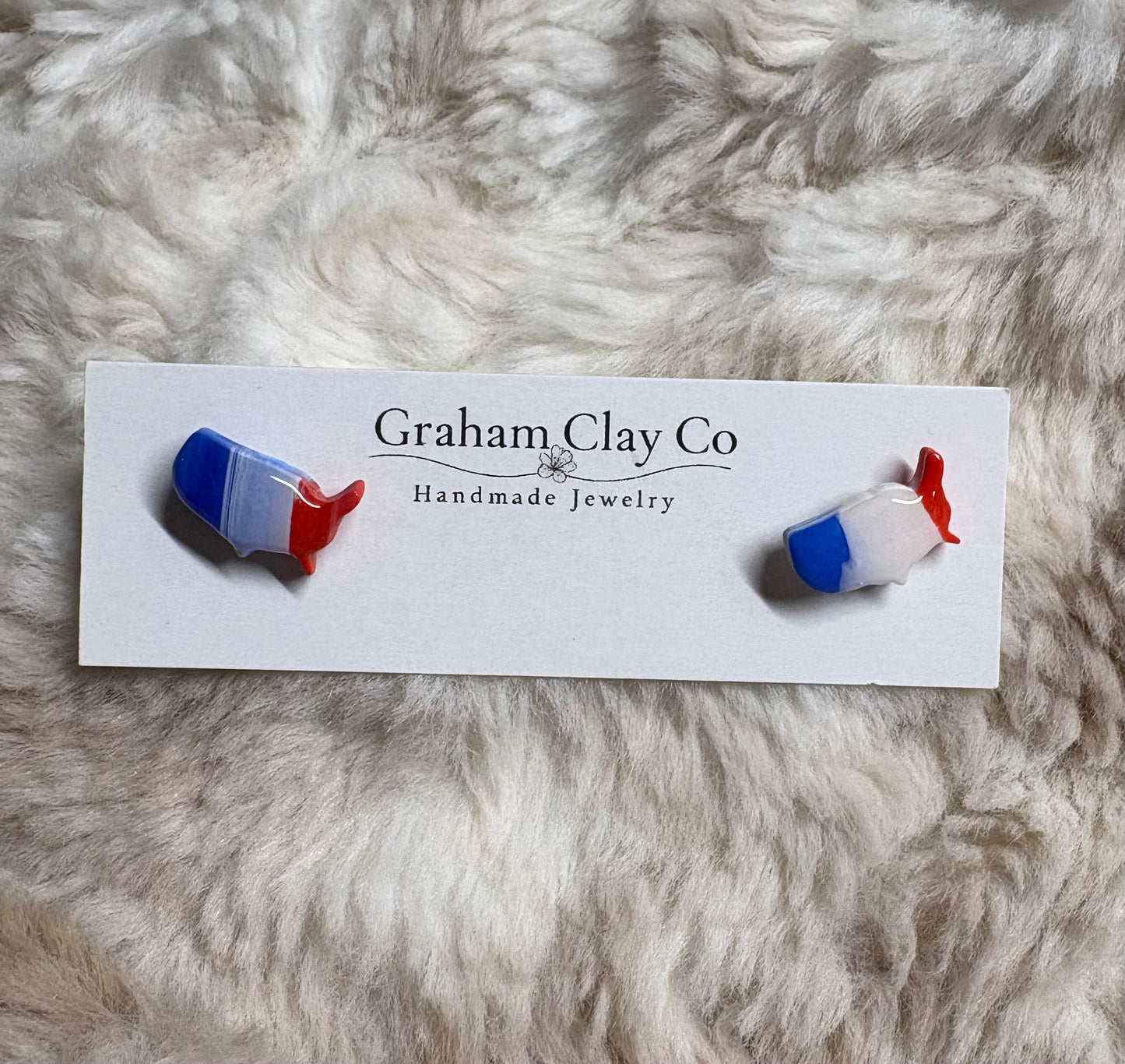 America’s Stripes Stud Earrings