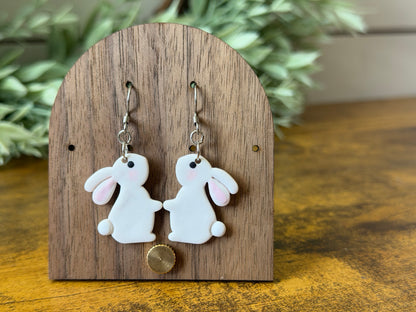 Large Bunny Dangle Earrings