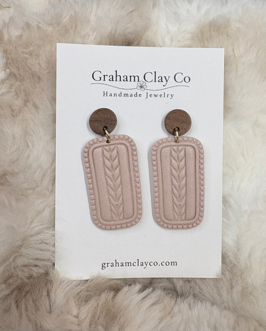 Blush and Bridle Dangle Earrings