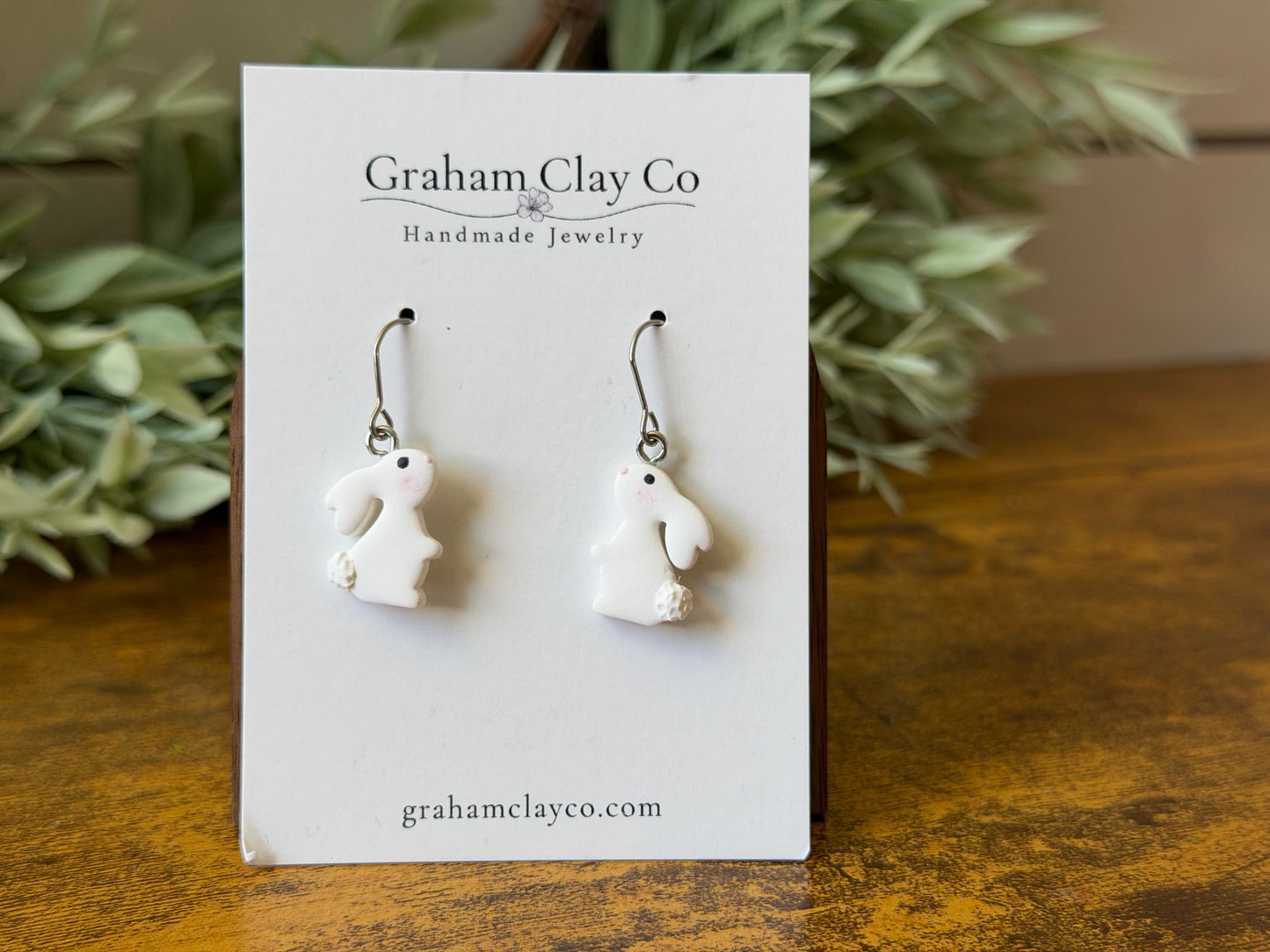 Small Bunny Dangle Earrings