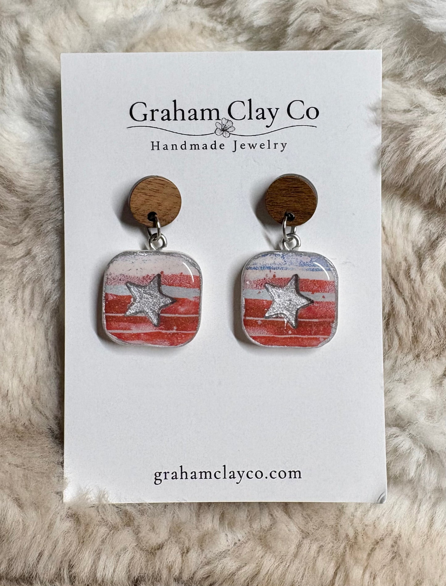 Framed Star Earrings