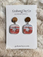 Framed Star Earrings