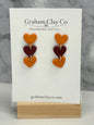 School Spirit Love Drop Earrings- Customize