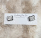 Reading Book Stud Earrings
