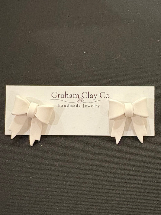 Ribbon Bow Studs