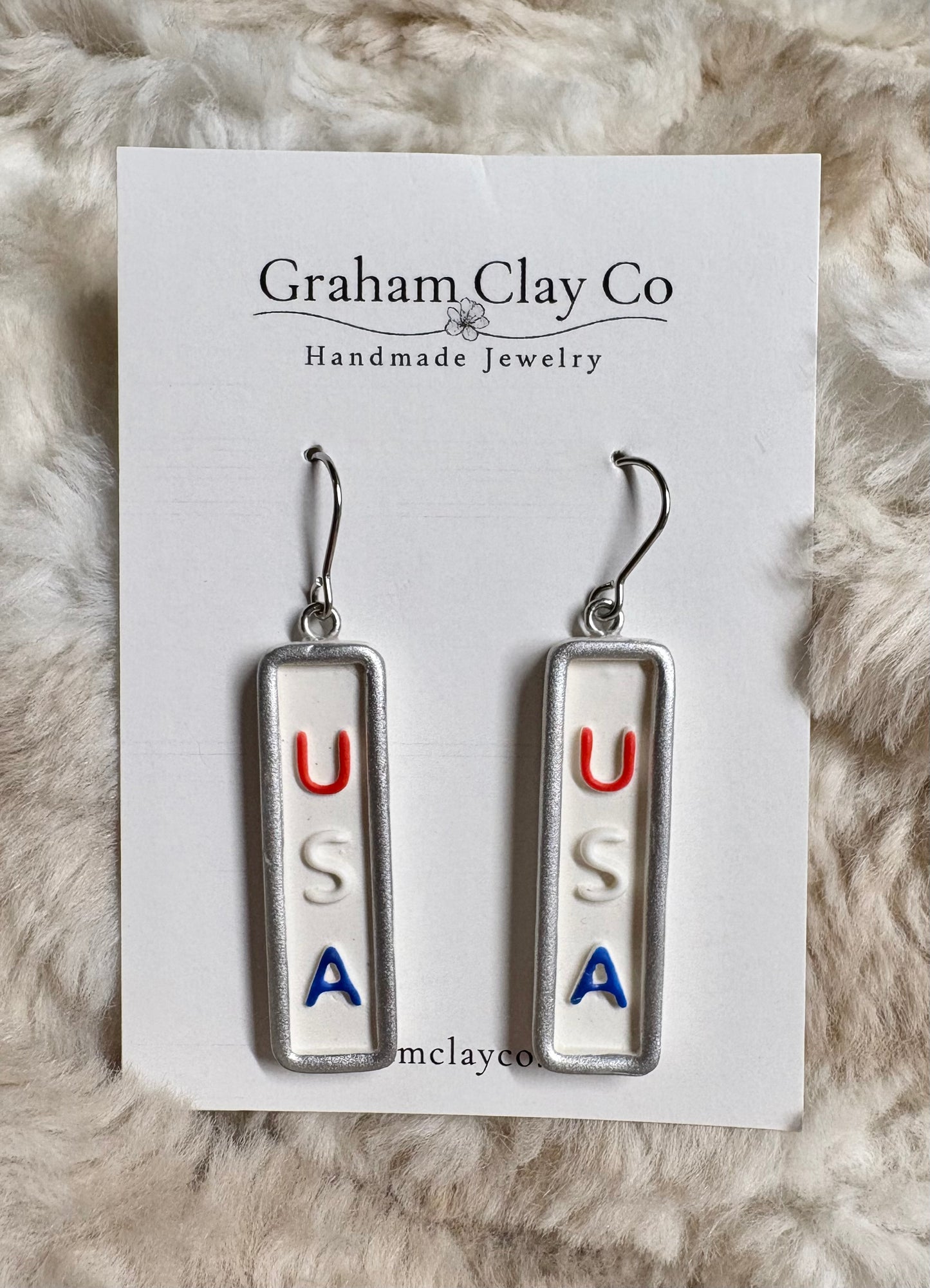 USA Drop Earrings