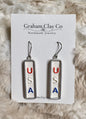 USA Drop Earrings