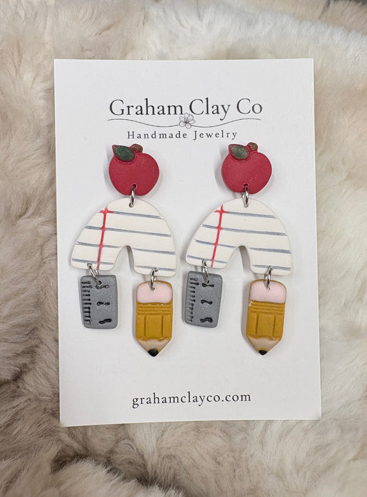 Back to School Mash Up Earrings