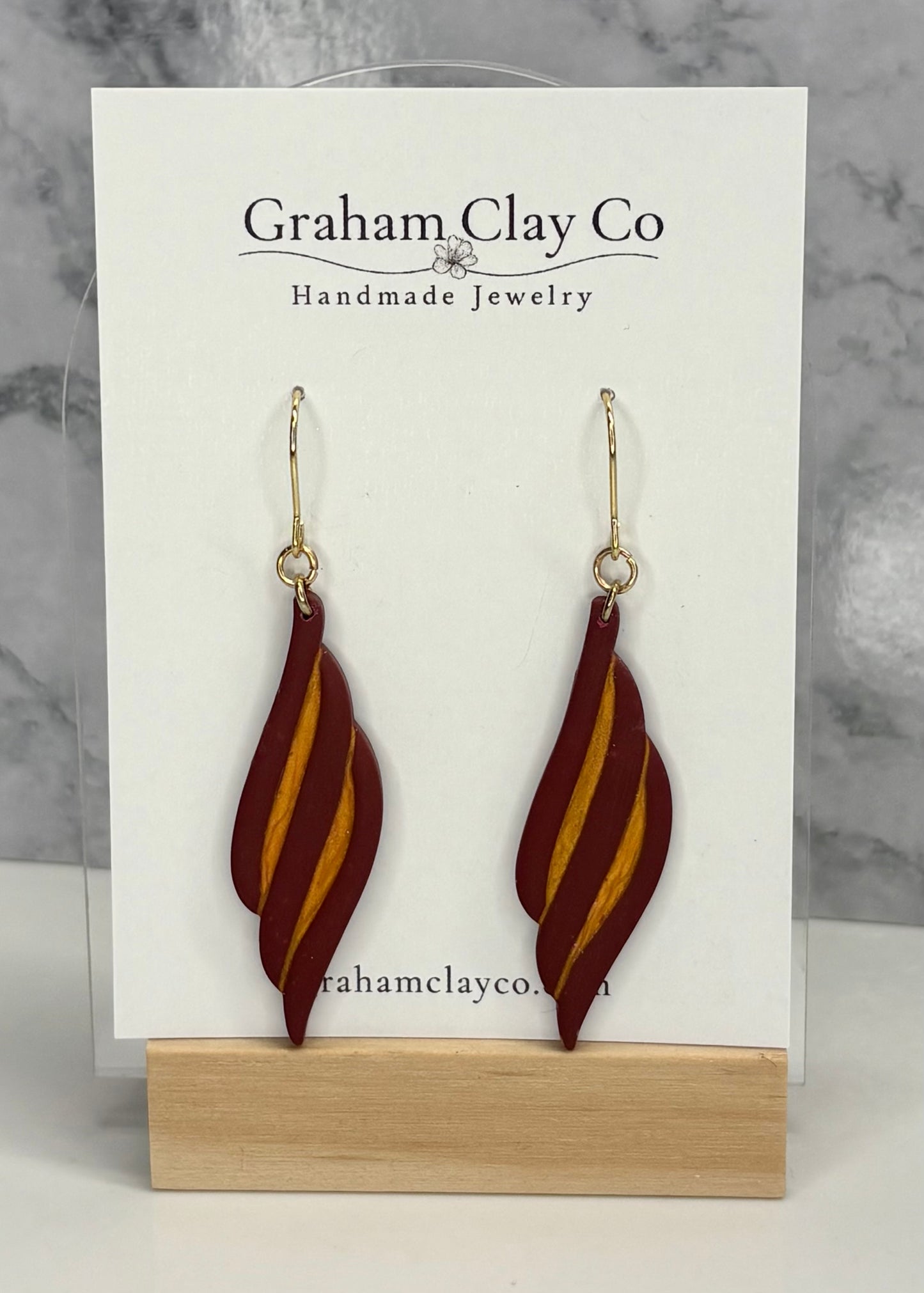 Color Twist Dangle Earrings-Customize