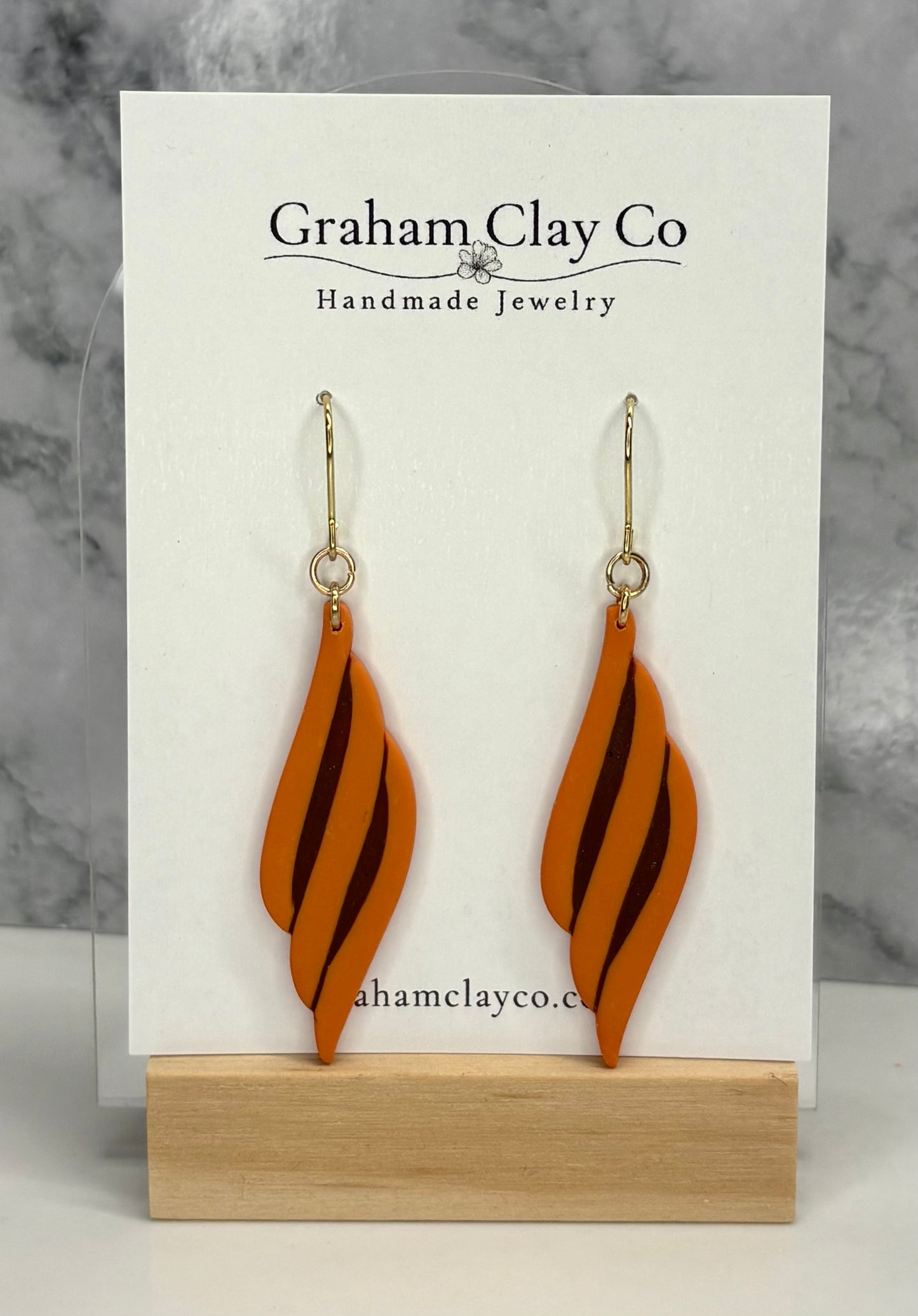 Color Twist Dangle Earrings-Customize