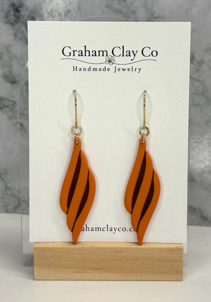 Color Twist Dangle Earrings-Customize