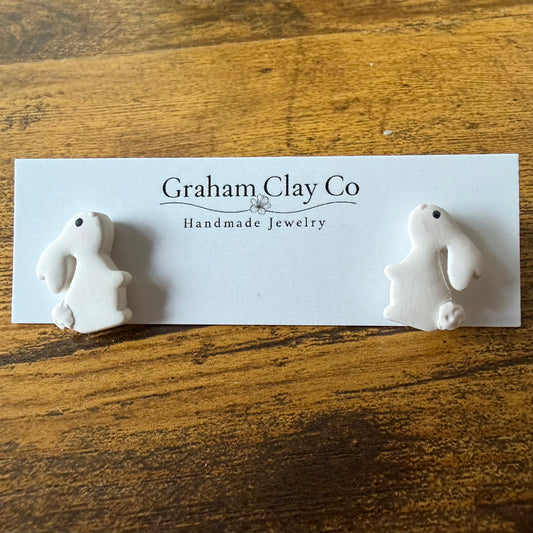 Small Bunny Stud Earrings