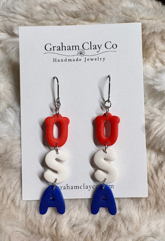 U.S.A. Earrings